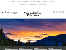 Tablet Screenshot of buffalowyomingrealestate.com